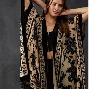 Free People Nightbird Burnout Kimono